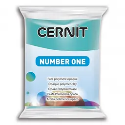 Полімерна глина Cernit Number One, 56 г., ТУРЕЦЬКИЙ БЛАКИТНИЙ, (CR-CE0900056280)