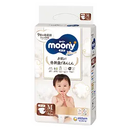 Подгузники Moony Natural M (6-11) кг 46 шт.