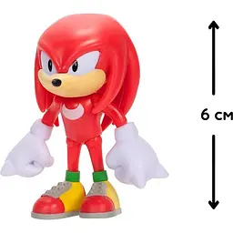 Ігрова фігурка Sonic the Hedgehog класичний Наклз, з артикуляцією, 6 см (41436i) - мініатюра 5