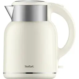 Tefal Електрочайник Thermo Protect XL, 1.9л, пластик, нержавіюча сталь, бежевий