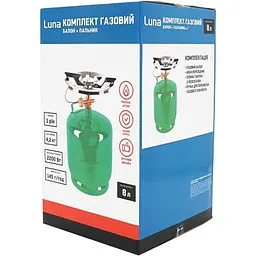 Газовий балон Voltronic GL-7.2 + пальник 20354 Green (GB/GL-7.2G) [149933] - мініатюра 2
