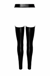 Легінси Noir Handmade F323 Rebel, S, black, під латекс, з відкритими стегнами та сідницями - мініатюра 8
