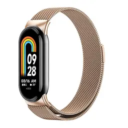 Ремінець ANCHOR Milanese Loop Metal Magnetic Xiaomi Mi Band 8/Mi Band Gold (32363_2917243)