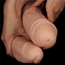 Подвійний фалоімітатор 12'' Realistic Mega Double Dildo LOVETOYS 66-LV111013 99180 - мініатюра 7