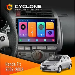 Штатна магнітола Honda Fit 2002-2008 Climate Cyclone C9-001 2x32 CPL Cyclone (НФ-00008753)