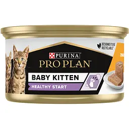 Вологий корм Purina Pro Plan Baby Kitten Healthy Start для кошенят з куркою 85 г (12459008) - мініатюра 3