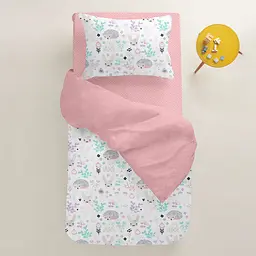 Дитяча постільна білизна в ліжечко URCHIN RABBIT CS1, білий (UrchinRabbit_Dots_140) - мініатюра 2