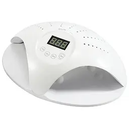Гібридна манікюрна лампа SUN 669 для двох рук одночасно UV+LED 48W White