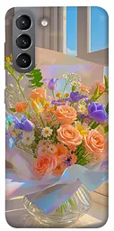 Чохол Demsky Яскравий букет для Samsung Galaxy S21