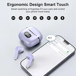 Бездротові навушники Bluetooth 5.3 з 4 мікрофонами з шумозаглушенням ENC — HiFi Stereo Deep Bass — 40 годин - мініатюра 3