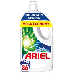 Гель для прання Ariel Гірське джерело 3.87 л (8700216690911) - мініатюра 2