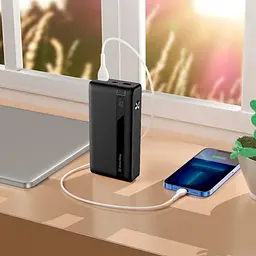 Повербанк ColorWay 20000 mAh 65W Black (CW-PB200LPA3BK-PDD) - мініатюра 12