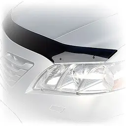 Дефлектор капоту мухобійка Toyota Highlander 2014- Темний Logo