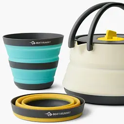 Набір посуду Sea to Summit Frontier UL Collapsible Kettle Cook Set, на 2 особи Різнокольоровий - мініатюра 2
