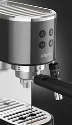 Кавоварка ріжкова Virtuoso + 1л, мелена, ручний капучинатор, 15 бар, чорний Krups kuh0015246 - мініатюра 5