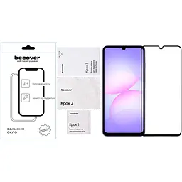 Скло захисне BeCover Samsung Galaxy A07 SM-A075 Black (713731) - мініатюра 2