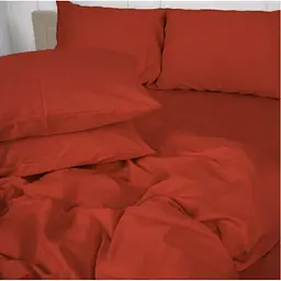 Простирадло на резинці MirSon Satin Premium 0081 Terracotta 200х120 см (2200010929386) - мініатюра 2
