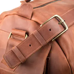 Шкіряна дорожня сумка GRANDE PELLE 55х31х24 см sum0012556 - мініатюра 7