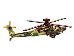 Дерев'яний 3D конcтруктор Sky Chopper, Puzzleоk (Puz-00954), 125 дет. - мініатюра 3
