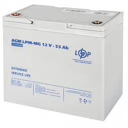 Акумулятор LogicPower LPM-MG 12V - 55 Ah AGM мультигелевий