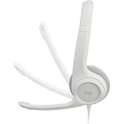 Навушники з мікрофоном Logitech H390 USB White (981-001286) - мініатюра 3
