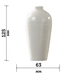 Японська ваза Newtea Дика Слива біла 12.5 x 6.3 см - мініатюра 6
