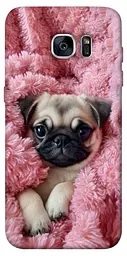 TPU чохол Demsky Мопс у ніжностях для Samsung G935F Galaxy S7 Edge