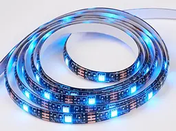 Світлодіодна стрічка Hoco DL30 RGB 4м + пульт (Чорна) - мініатюра 9