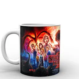 Кухоль GeekLand Stranger Things Дуже дивні справи постер ST.02.002.544 330 мл білий - мініатюра 3