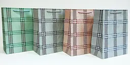 Пакет паперовий 30×43×12 см "Клітинка" 12 шт в упаковці (281712)