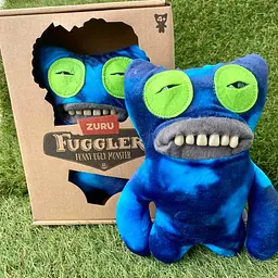 М'яка іграшка монстрик із зубами Фуглер Sunti Fuggler Funny Ugly Monster Фаглер зубастик 22см Дивак з великими очима - мініатюра 1