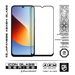 Захисне скло для Xiaomi Redmi A7 Pro 4G, Icon, 2.5D загартоване скло, повне проклеювання, глянсове, удароміцне, з олеофобним покриттям, сумісне з чохлами, міцність 9H, проста установка, ArmorStandart (ARM91138) - мініатюра 2