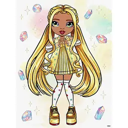 Картина за номерами зі стразами "Rainbow High. Sunny" KHO1336, 30х40 см