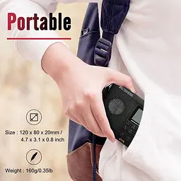 Радіоприймач Retess V115 F9205C (на акумуляторі 1000 mAh BL-5C) - мініатюра 2