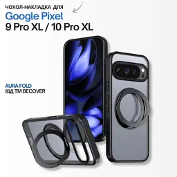 Чохол до мобільного телефона BeCover Aura Fold Google Pixel 9 Pro XL / 10 Pro XL Black (715669) - мініатюра 3