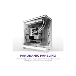 Корпус для ПК NZXT H9 Flow Dual-Chamber All White (CM-H92FW-01) - мініатюра 7