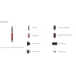 Фен-стайлер Dyson Airwrap Multi-Styler and Dryer Curly to Coily Velvet Red/Gold (596928-01) [126833] - мініатюра 4