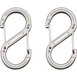 Брелоки-карабіни Munkees 3276 Forged S 6 mm x 60 mm Grey (1012-3276-GR)