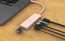 USB-Хаб j5create JCD373ER-N, USB Type-C 6-в-1 (JCD373ER-N) - мініатюра 4