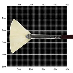 Пензель щетина віялова 6007 №0 довга ручка KOLOS (4823064902501)
