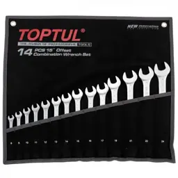 Набір комбінованих ключів Toptul Hi-Performance 8-32 мм 14 шт GPAX1401