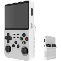 Ретро ігрова приставка Data Frog R36s 15000 games in 1 White [118149] - мініатюра 2