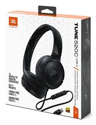 Навушники з мікрофоном JBL Tune 520C USB-C JBLT520CBLK Black - мініатюра 10