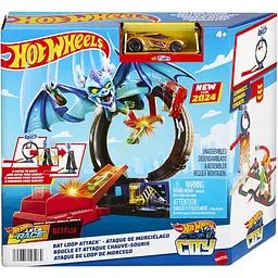 Ігровий набір Hot Wheels Неймовірна атака кажана (HTN78) - мініатюра 5