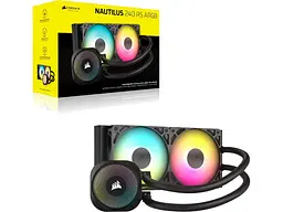 Водяне охолодження Corsair Nautilus 240 RS ARGB Black (CW-9060092-WW) - мініатюра 5