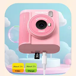 Дитячий фотоапарат Instant Print Camera P99 з миттєвим термодруком (Рожевий) - мініатюра 5
