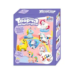 Творча майстерня 4FUN Game Club Єдиноріжки фарби форми гіпс 28130
