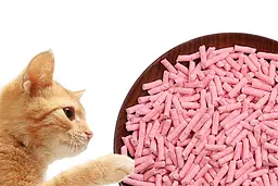Наповнювач для котячого туалету Top Cat Tofu Strawberry соєвий тофу з ароматом полуниці 5.7 л 0248 - мініатюра 2