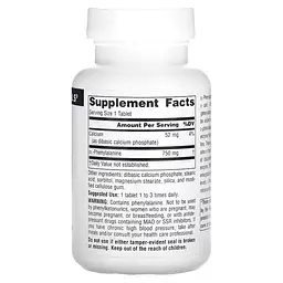 Амінокислота Source Naturals DLPA 750 mg, 60 таблеток - мініатюра 2