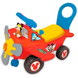 Толокар Kiddieland Міккі Маус 3 в 1 червоний (053587) - мініатюра 2